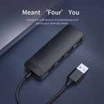 محول HUB USB 2.0 بأربعة منافذ ORICO FL02 بسرعة 480 ميجابت في الثانية، FL02