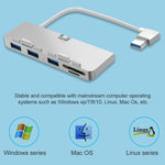 Rocketek For iMac USB3.0 x 3 + SD / TF Multi-function HUB Expansion Dock, USB3.0 x 3 + SD / TF