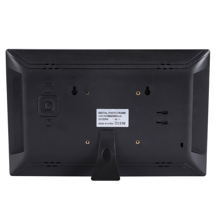 إطار صور رقمي بشاشة LED FHD بحجم 12.5 بوصة مع حامل وجهاز تحكم عن بعد، برنامج MSTAR V56، يدعم إدخال USB / بطاقة SD