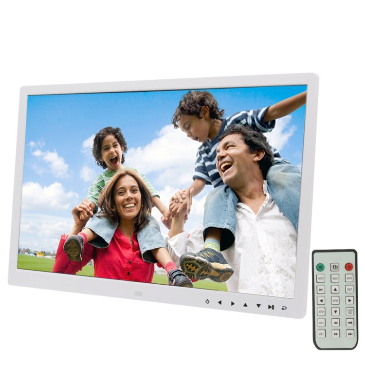 17.0 inch LED Display Digital Photo Frame with 7-keys Touch Button Control / Holder / Remote Control, Allwinner Technology, Support USB / SD Card Input / OTG, US/EU/UK Plug, 17.0 Inch