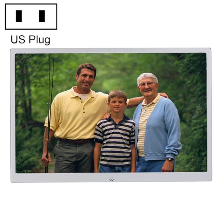 HSD1504 إطار صور رقمي بشاشة LED مقاس 15.4 بوصة بدقة عالية 1280x800 مع حامل وجهاز تحكم عن بعد، يدعم بطاقة SD / MMC / MS ومنفذ USB، قابس الاتحاد الأوروبي (ذهبي)، HSD1504 مقاس 15.4 بوصة