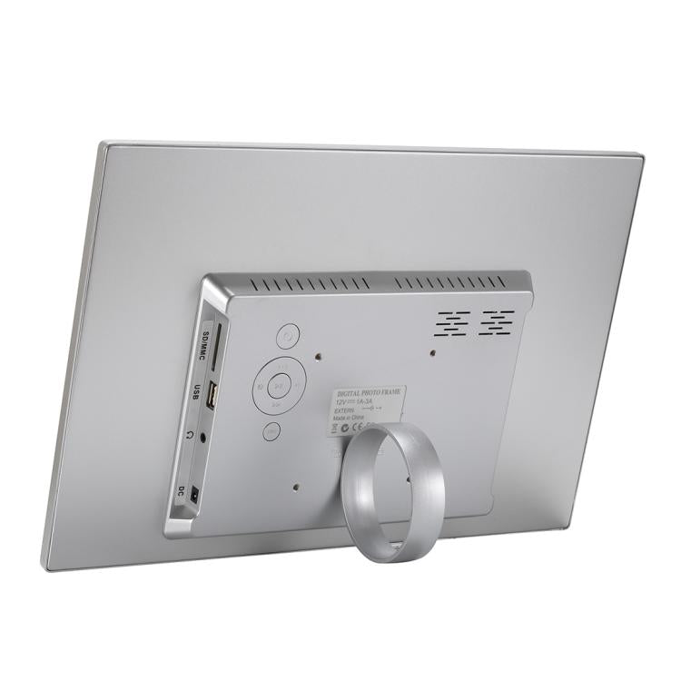 HSD1504 إطار صور رقمي بشاشة LED مقاس 15.4 بوصة بدقة عالية 1280x800 مع حامل وجهاز تحكم عن بعد، يدعم بطاقة SD / MMC / MS ومنفذ USB، قابس الاتحاد الأوروبي (ذهبي)، HSD1504 مقاس 15.4 بوصة