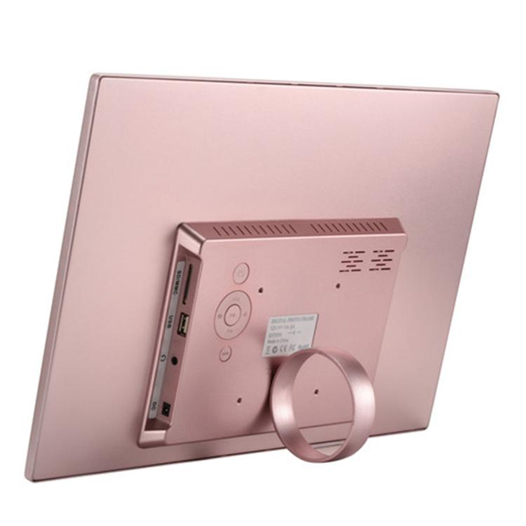 HSD1707 إطار صور رقمي بشاشة LED مقاس 17 بوصة بدقة عالية 1440X900 مع حامل وجهاز تحكم عن بعد، يدعم بطاقة SD / MMC / MS ومنفذ USB، قابس الولايات المتحدة (فضي)، HSD1707 مقاس 17 بوصة
