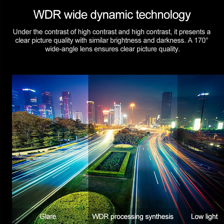 Mini Car DVR Camera Recorder 2.0 inch LCD Screen HD 1080P 170 Degrees Wide Angle Viewing, Support Motion Detection / Infrared Night Vision / TF Card / Mic, 2.0 inch