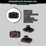 GS90C Car DVR Camera 2.7 inch LCD Screen HD 2304 x 1296P 170 Degree Wide Angle Viewing, Support Motion Detection / TF Card / G-Sensor / HDMI, GS90C