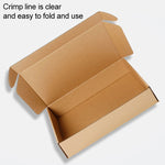 100 PCS Kraft Paper Shipping Box Packaging Box, Size: Q4, 20x10x4cm, 20x10x4cm