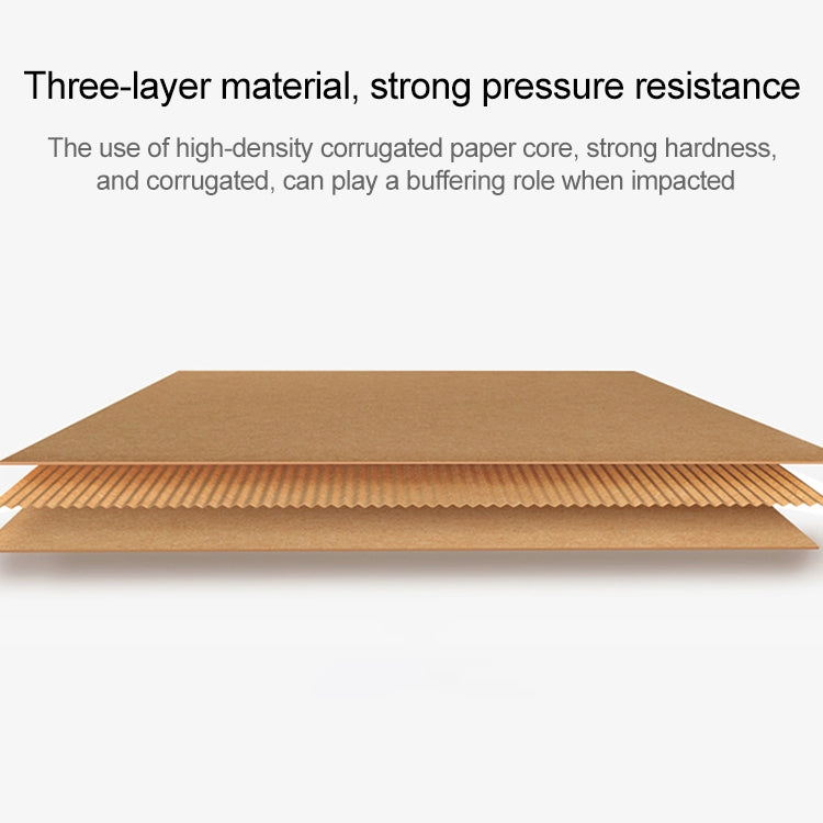 100 PCS Kraft Paper Shipping Box Packaging Box, Size: Q4, 20x10x4cm, 20x10x4cm