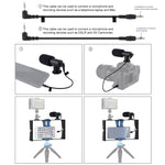 PULUZ 2 in 1 Live Broadcast Smartphone Video Rig + Microphone Kits for iPhone, Galaxy, Huawei, Xiaomi, HTC, LG, Google, and Other Smartphones, Vlogging Rig+Mic