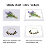 PULUZ 30cm Folding Ring Light Photo Lighting Studio Shooting Tent Box with Shadowless Light Panel, 30cm Box + Shadowless Light