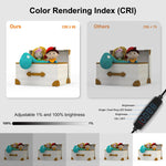 PULUZ 30cm Folding Ring Light Photo Lighting Studio Shooting Tent Box with Shadowless Light Panel, 30cm Box + Shadowless Light