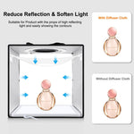 PULUZ 30cm Folding Ring Light Photo Lighting Studio Shooting Tent Box with Shadowless Light Panel, 30cm Box + Shadowless Light