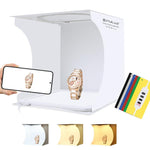 PULUZ 30cm Folding Ring Light Board Photo Lighting Studio Shooting Tent Box Kit Box with Shadowless Light Panel, 30cm Folding Box + Shadowless Light