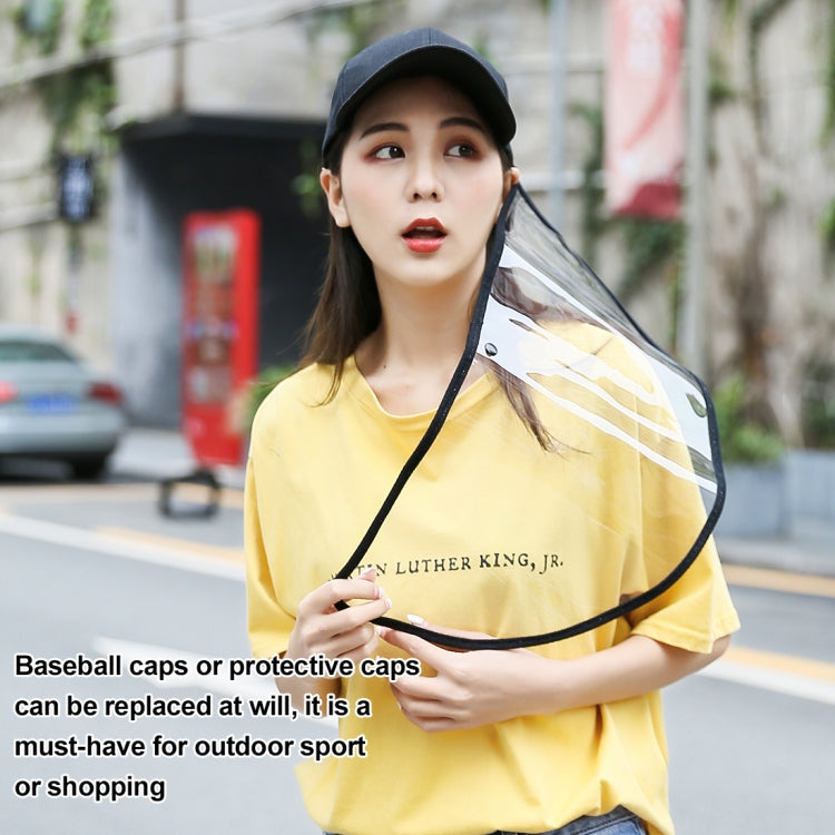 50 PCS Anti-Saliva Splash Anti-Spitting Anti-Fog Anti-Oil Protective Baseball Cap Mask Removable Face Shield, Baseball Cap Mask 50 Pack, 50 PCS Baseball Cap Mask/Red, 50 PCS Baseball Cap Mask/Blue