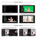 PULUZ 2x2m Photo Studio Background Support Stand Backdrop Crossbar Bracket Kit with Red / Blue / Green Backdrops, 2 x 2m(double stands)