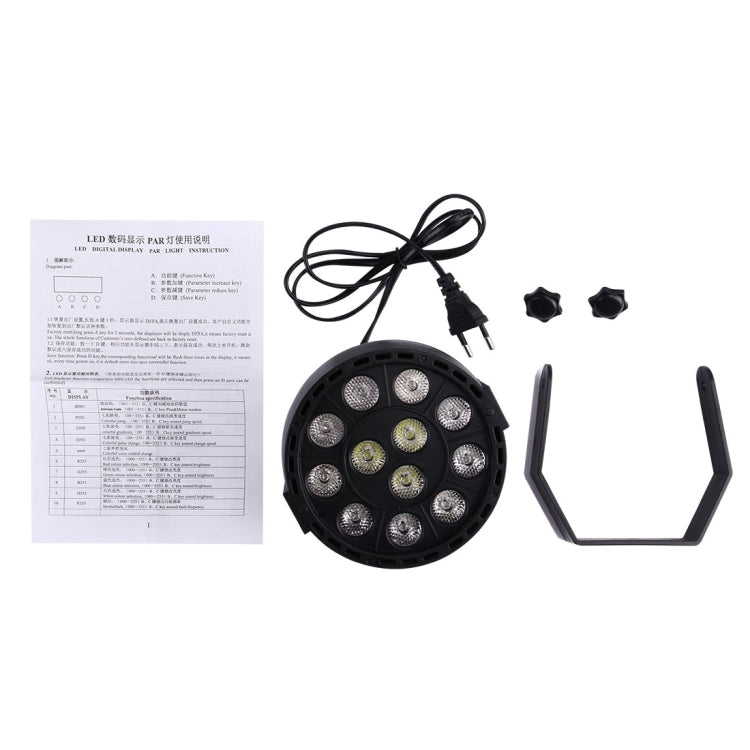 with LED Display, Master / Slave / DMX512 / Auto Run Modes, EU Plug, EU Plug