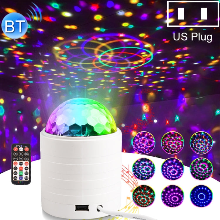 Bluetooth Crystal Magic Ball Stage Light with Remote Control, US Plug(White), PRC0573BEU, PRC0573BUS, PRC0573WEU, PRC0573WUS