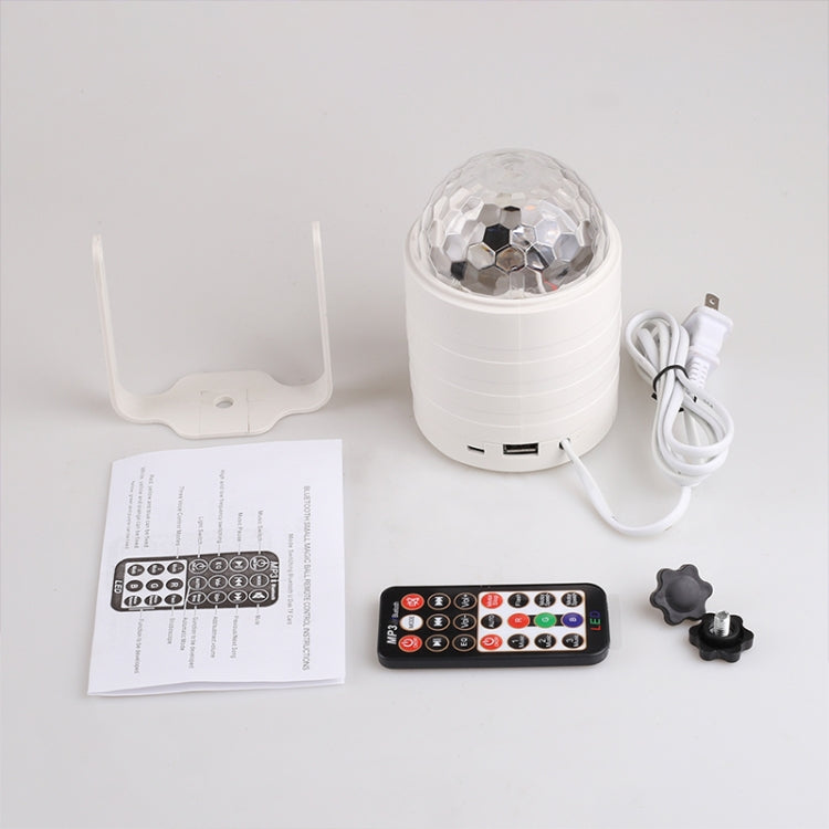 Bluetooth Crystal Magic Ball Stage Light with Remote Control, US Plug(White), PRC0573BEU, PRC0573BUS, PRC0573WEU, PRC0573WUS