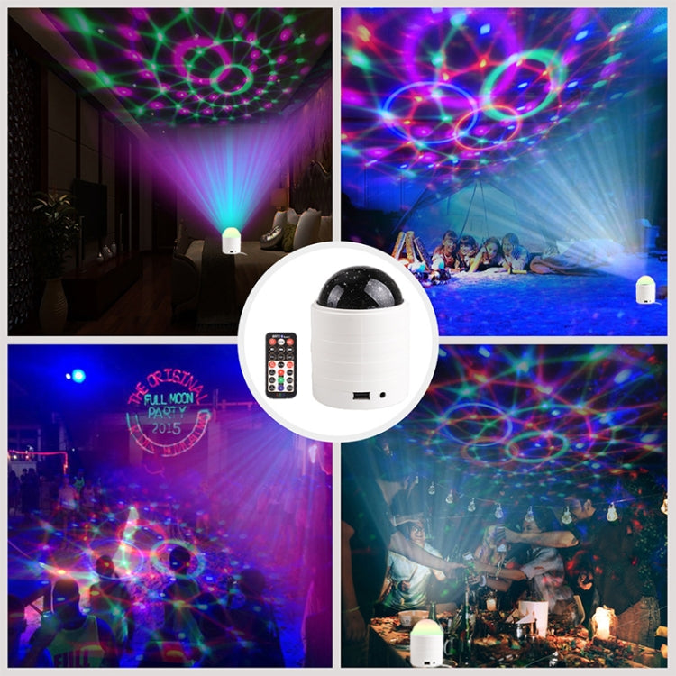 Bluetooth Crystal Magic Ball Stage Light with Remote Control, US Plug(White), PRC0573BEU, PRC0573BUS, PRC0573WEU, PRC0573WUS