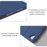 508A Detachable Bluetooth Keyboard + Horizontal Flip Leather Tablet Case with Holder & Colorful Backlight for iPad Pro 9.7 inch, iPad Air, iPad Air 2, iPad 9.7 inch (2017), iPad 9.7 inch (2018), 508A Blue, 508A Champagne Gold