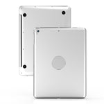 حافظة تابلت ABS فائقة النحافة قابلة للطي أفقيًا + لوحة مفاتيح بلوتوث لجهاز iPad 9.7 (2017/2018) و iPad Air و Air 2 و iPad Pro 9.7 و iPad جديد 9.7 بوصة (2017)