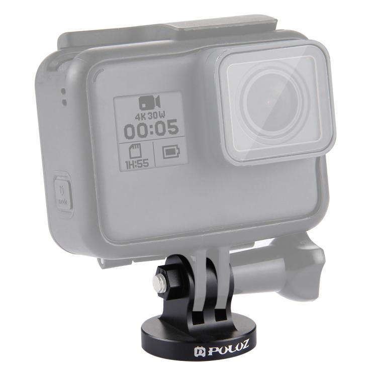 PULUZ 1/4 inch Screw Hole Tripod Mount CNC Adapter for GoPro, Insta360, DJI and Other Action Cameras, 1/4 Inch Screw Hole (Black), 1/4 Inch Screw Hole (Gold), 1/4 Inch Screw Hole (Blue), 1/4 Inch Screw Hole (Red)