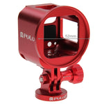 PULUZ Housing Shell CNC Aluminum Alloy Protective Cage Kit with Metal Wrench & Lens Cap & Screw & Tripod Adapter for GoPro HERO5 Session /HERO4 Session /HERO Session, For HERO4 Session