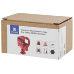 PULUZ Housing Shell CNC Aluminum Alloy Protective Cage Kit with Metal Wrench & Lens Cap & Screw & Tripod Adapter for GoPro HERO5 Session /HERO4 Session /HERO Session, For HERO4 Session