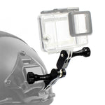 PULUZ CNC Aluminum Ball Joint Mount with 2 Long Screws for GoPro, Insta360, DJI and Other Action Cameras, CN Stock