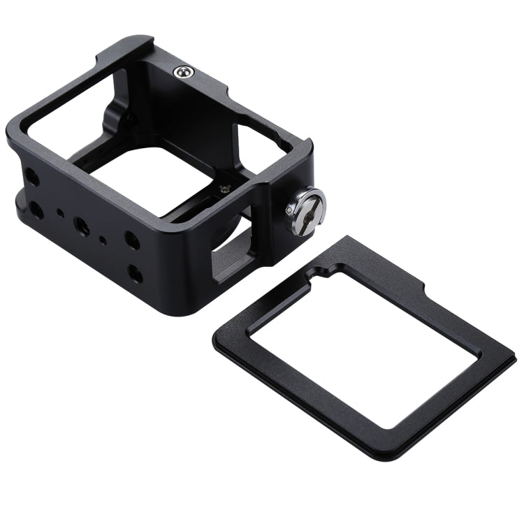 PULUZ Housing Shell CNC Aluminum Alloy Protective Cage with Insurance Frame & 52mm UV Lens for GoPro HERO(2018) /7 Black /6 /5, For HERO6 /5 Pull Frame, For HERO5 Pull Frame