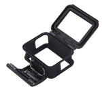 PULUZ ABS Plastic Housing Shell Frame Mount Protective Case Cage with Pedestal and Long Screw for GoPro HERO(2018) /7 Black /6 /5, For GoPro HERO6 /5