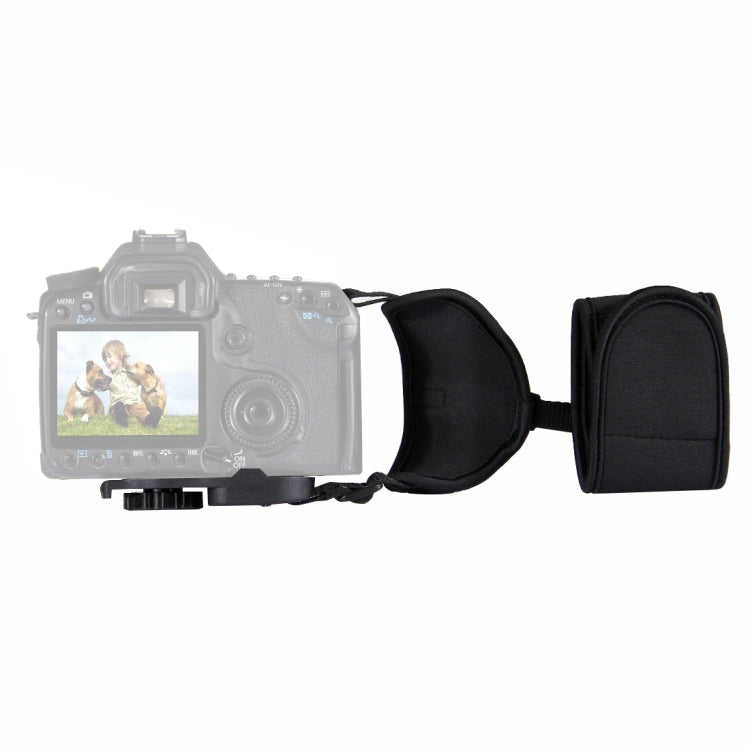 PULUZ Soft Neoprene Hand Grip Wrist Strap with 1/4 inch Screw Plastic Plate for SLR / DSLR Cameras, Wrist Strap