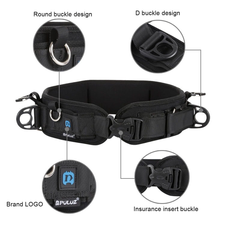 PULUZ Multi-functional Bundle Waistband Strap Belt  with Hook for SLR / DSLR Cameras, Waistband Strap