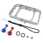 PULUZ Dual Handheld Diving Light Arm CNC Aluminum Mount with Lanyard for GoPro, Insta360, DJI and Other Action Cameras, Light Arm Mount/S