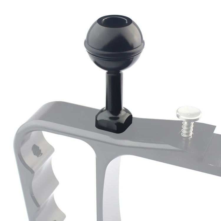 PULUZ 1/4 inch Screw Aluminum Ball Adapter Mount for GoPro, Insta360, DJI and Other Action Cameras, Diameter: 2.5cm, 1/4 inch Screw(Black), 1/4 inch Screw(Blue)