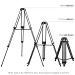 PULUZ Professional Heavy Duty Camcorder Aluminum Alloy Tripod, Tripod