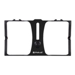 PULUZ Vlogging Live Broadcast Smartphone Video Rig Filmmaking Recording Handle Stabilizer Bracket for iPhone, Galaxy, Huawei, Xiaomi, HTC, LG, Google, and Other Smartphones, Vlogging Rig