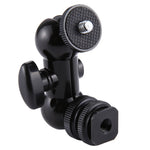 PULUZ Flash Hot Shoe Swivel Ball Head 1/4 inch Tripod Screw Magic Arm with Lock, Magic Arm