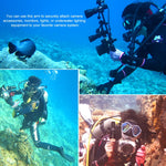 PULUZ 8 inch 20.3cm Aluminum Alloy Ball Arm for Underwater Torch / Video Light, Ball Diameter: 2.5cm, 8 inch Single Ball