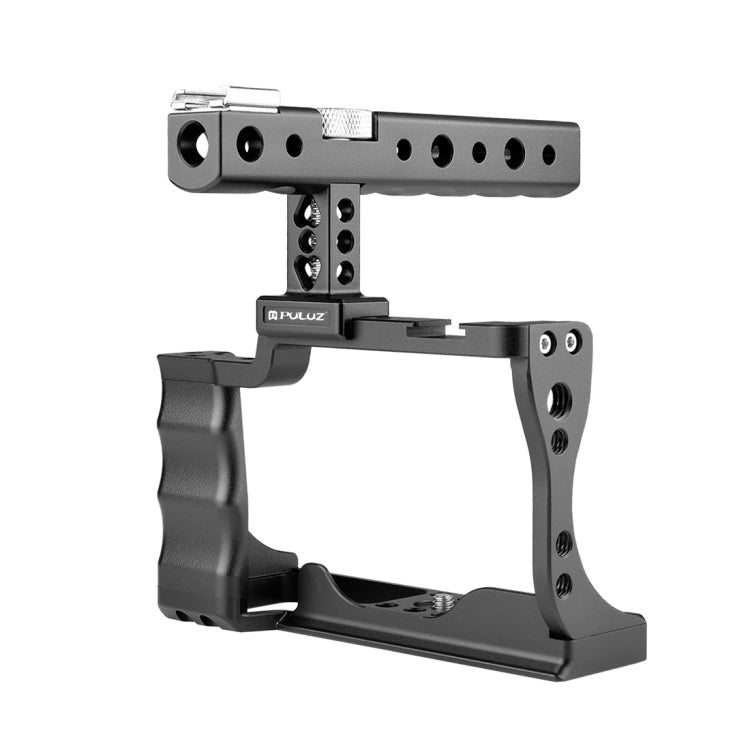 PULUZ Video Camera Cage Stabilizer with Handle for Canon EOS M50, For Canon EOS M50