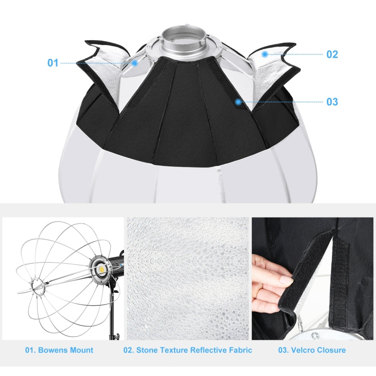 PULUZ Boîte à lumière pliable 65 cm, diffuseur SpeedLite pour flash, boîte à lumière 65 cm