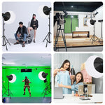 PULUZ 220V 120W Studio Video Light Dual Color Temperature Built-in Dissipate Heat System with Remote Control, 120W 2700K-6500K EU Plug, 120W 2700K-6500K UK Plug, 120W 2700K-6500K US Plug