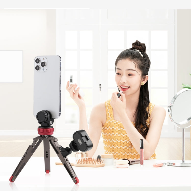 PULUZ 1/4 inch Outer Screw Metal Tripod Ball Head Adapter with Knob Lock, 1/4 inch Outer Screw