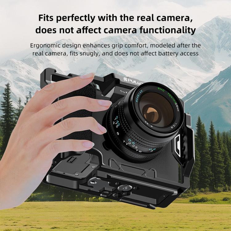 PULUZ Metal Camera Cage Stabilizer Rig for Sony A7 IV / ILCE-7M4 / A7M4 / A7M3 / A7R3  / A7R III / A7R5, For Sony A7 IV Cage