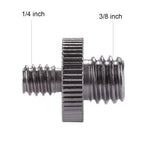 PULUZ 1/4 inch Male Thread to 3/8 inch Male Thread Adapter Screw, 1/4 Male to 3/8 Male