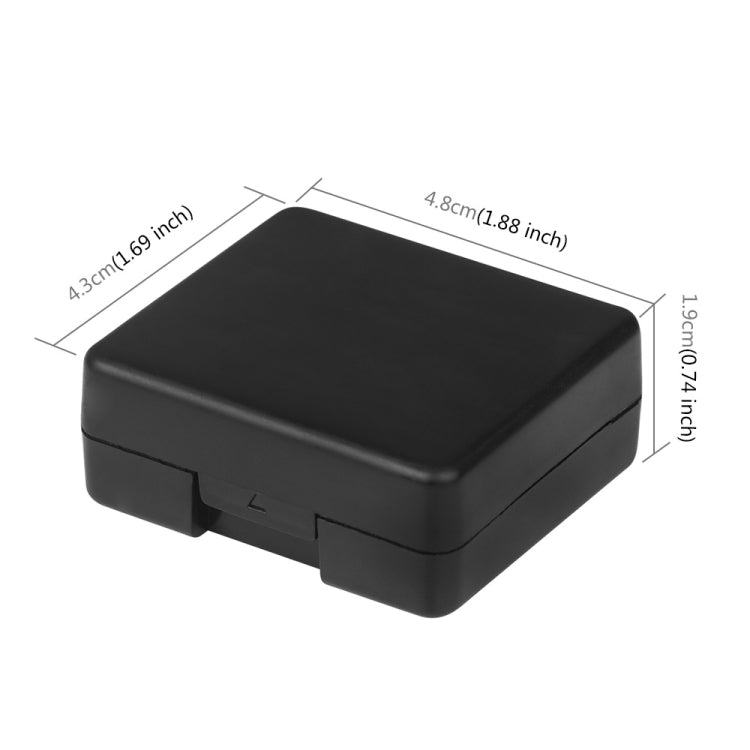 PULUZ Hard Plastic Battery Storage Box for DJI Osmo Action 6 / 5 Pro / Action 4 / GoPro HERO13 Black /12 Black /11 Black /10 Black /9 Black AHDBT-901 Enduro Battery, AHDBT-901