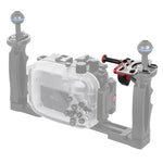 PULUZ Shutter Release Trigger Extension Adapter Lever Mount for Underwater Arm System, Trigger(Black Red), Trigger (Black)