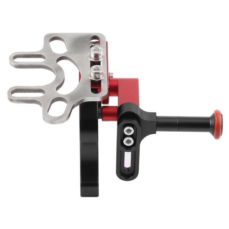 PULUZ Shutter Release Trigger Extension Adapter Lever Mount for Underwater Arm System, Trigger(Black Red), Trigger (Black)