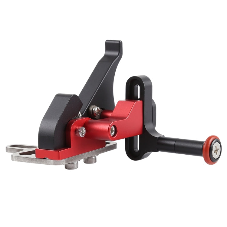 PULUZ Shutter Release Trigger Extension Adapter Lever Mount for Underwater Arm System, Trigger(Black Red), Trigger (Black)