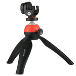 PULUZ Pocket Mini Tripod Mount with 360 Degree Ball Head & Phone Clamp for Smartphones, Tripod + Clamp