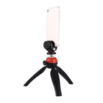 PULUZ Pocket Mini Tripod Mount with 360 Degree Ball Head & Phone Clamp for Smartphones, Tripod + Clamp